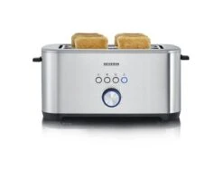 Severin Broodrooster Voor 4 Sneetjes XXL MetBagelfunctie AT 2512 -Keukengerei Winkel 101 2512 3 1