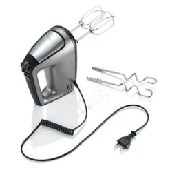 Severin Handmixer 400W Grijs Metallic HM 3832 -Keukengerei Winkel 101 3832 3 1
